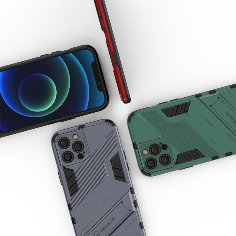 Shockproof Case For iPhone 12 Pro Max Cover For iPhone 11 12 Pro Punk Hard Fashion Holder Back Cover For iPhone 6 7 8 Plus 11 12