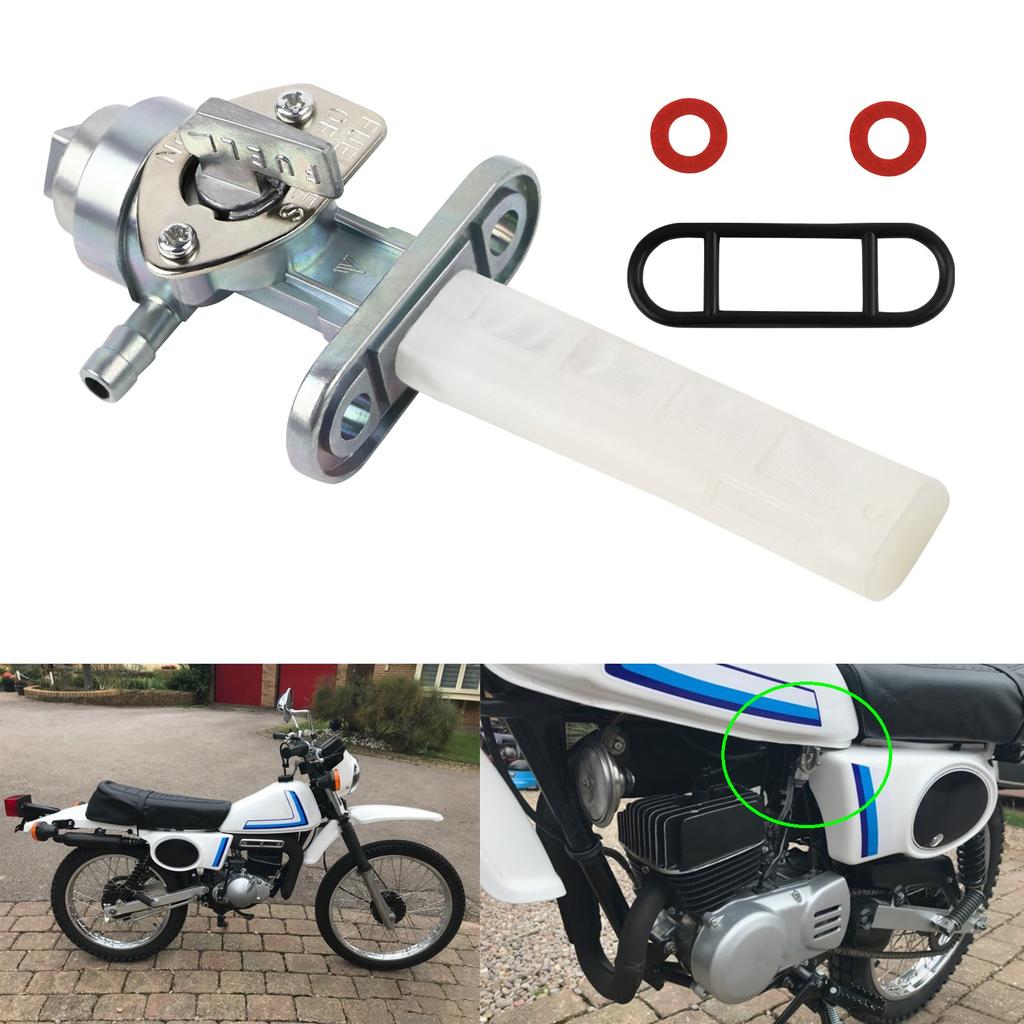 Fuel Petcock Valve Switch Fuel Tap for Suzuki TS125 TS185 TS50 TS250 GN125 GN250 ZR50 GP100 DR200 GT250 DS125 TC125 TC185 Fuel Filters5