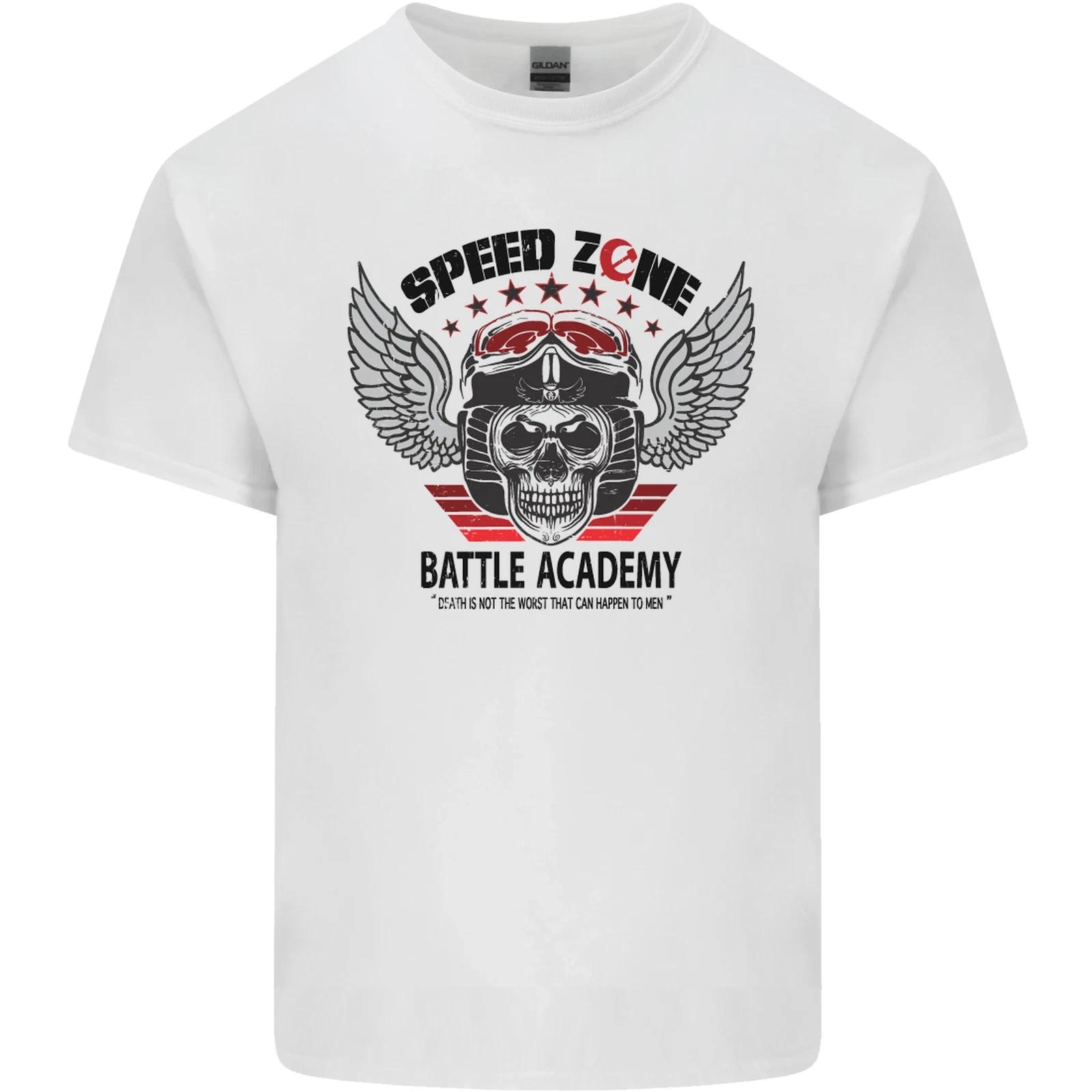 Speed Zone Motorcycle Motorbike Biker Kids T-Shirt Childrens 3XL