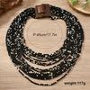 Multilayer Necklace With Acrylic Beads For Women Winter