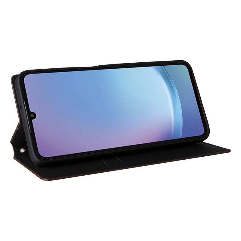 For Samsung Galaxy A25 5G Japan Case Stereoscopic Lines Leather Wallet Skin PU Purse for Galaxy A25E 5G 3D Magnetic Phone Cover