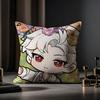 Love and Deepspace Sylus chibi Cushion Cover Case Antidustmite Pillowcase Invisible zipper silky short plush Sofa cushion cover