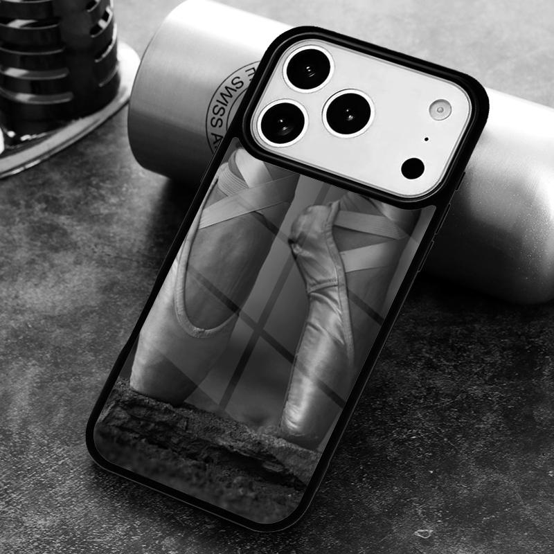 Ballerina Ballet Shoes Dance Girl Phone Case For iPhone 17 16 15 14 13 12 11 Pro Max Plus 17Air Soft Silicone Cover