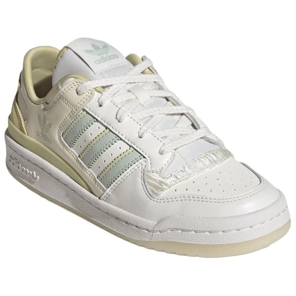 Adidas Originals Forum Low Versatile Comfortable Durable Low-Top Skate Shoes Women Sneakers Bright-White JQ6704