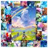 50Pcs Cartoon Genshin Impact Sticker Graffiti Ipad Luggage Laptop  Car Computer Pattern Scrapbook Toy Decoration