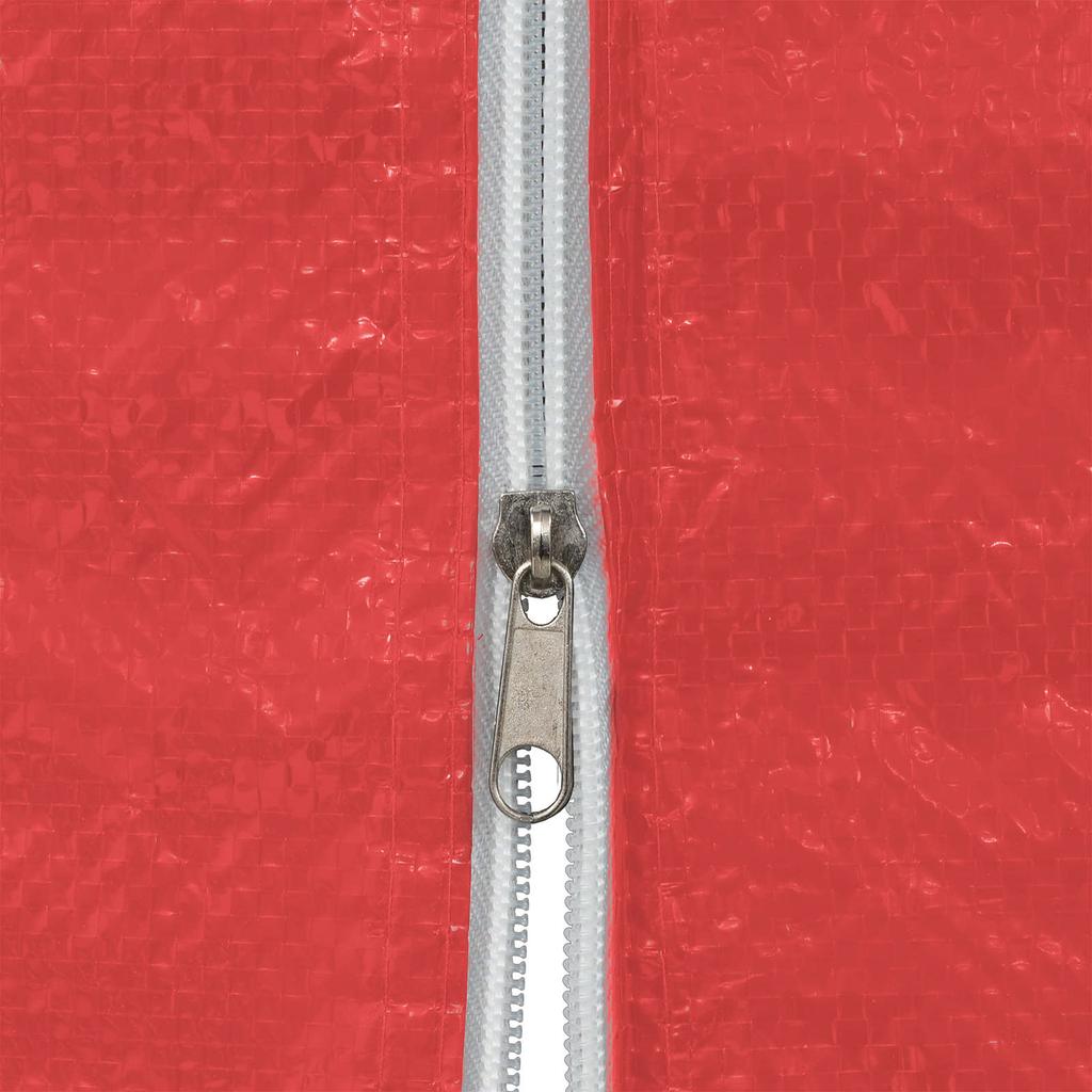 Party Tent Side Panel 2 pcs Red 300 x 195 cm PE and Steel