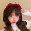 Hair Hoop New Year Headband Rhinestone Celebration Hairband Simple Princess Crown  Girl
