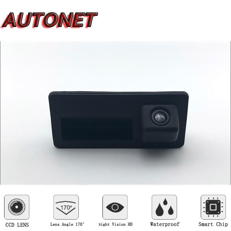 AUTONET Car Trunk Handle Camera For Porsche Cayenne 92A 2011 2012 2013 2014 2015 2016 2017 Night Visioin Backup Rear View camera