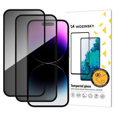 Härdat integritetsglas för iPhone 17 Pro Max Privacy Glass - 2 st.