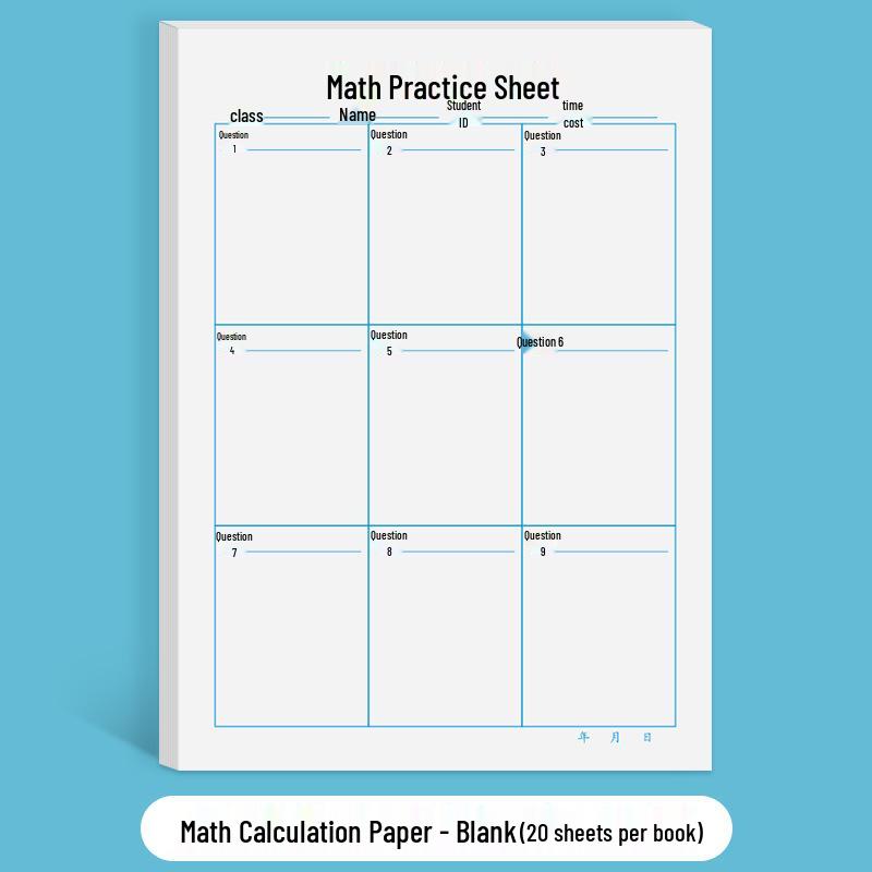 Math Practice Sheets: Grades 1-3 Elementary Calculations