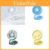 Mini Handheld Clip-on Fan With 3 Speed Levels Brushless Motor 1-3h Battery Life Cooling Function Green