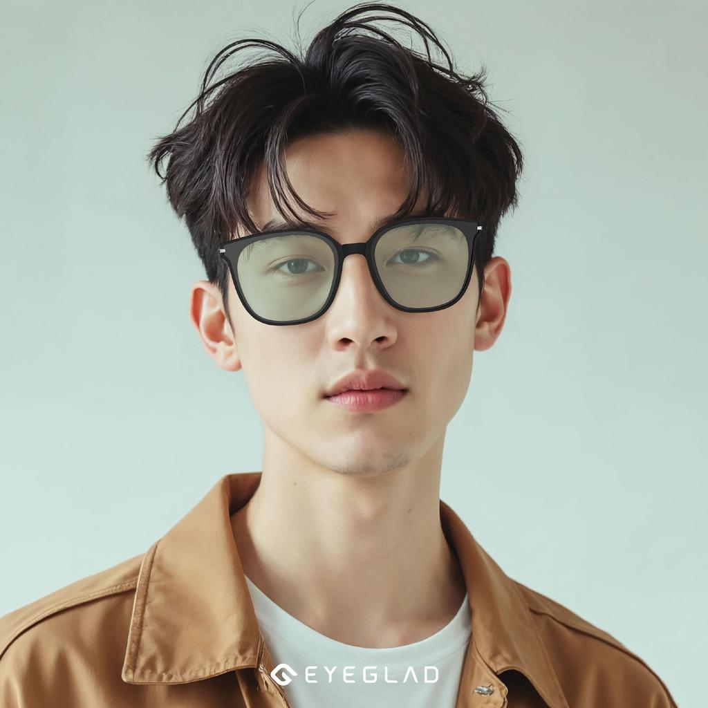 EYEGLAD SUNFOLD EDGE Blue Light Blocking Folding Sunglasses with UV400 LumiX for Outdoor Travel Blue Protection, High-Definition Lenses, Unisex,