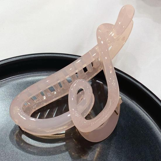 Women Hair Claw Hollow Heart Design Non-Slip Strong Grip Hairpins Back Head Shower Hair Clips Valentine Day Hair Accessories