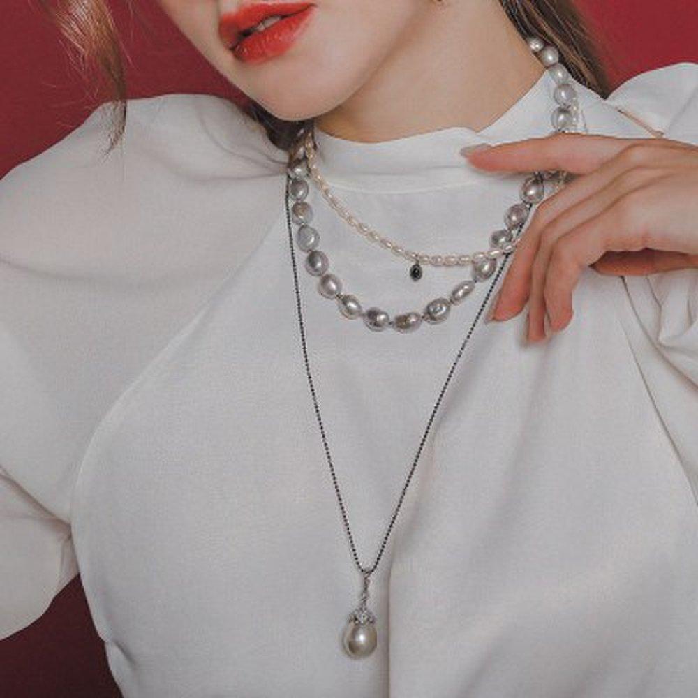 J.Lauren [Made] Long Drop Chain Pearl Necklace N01097