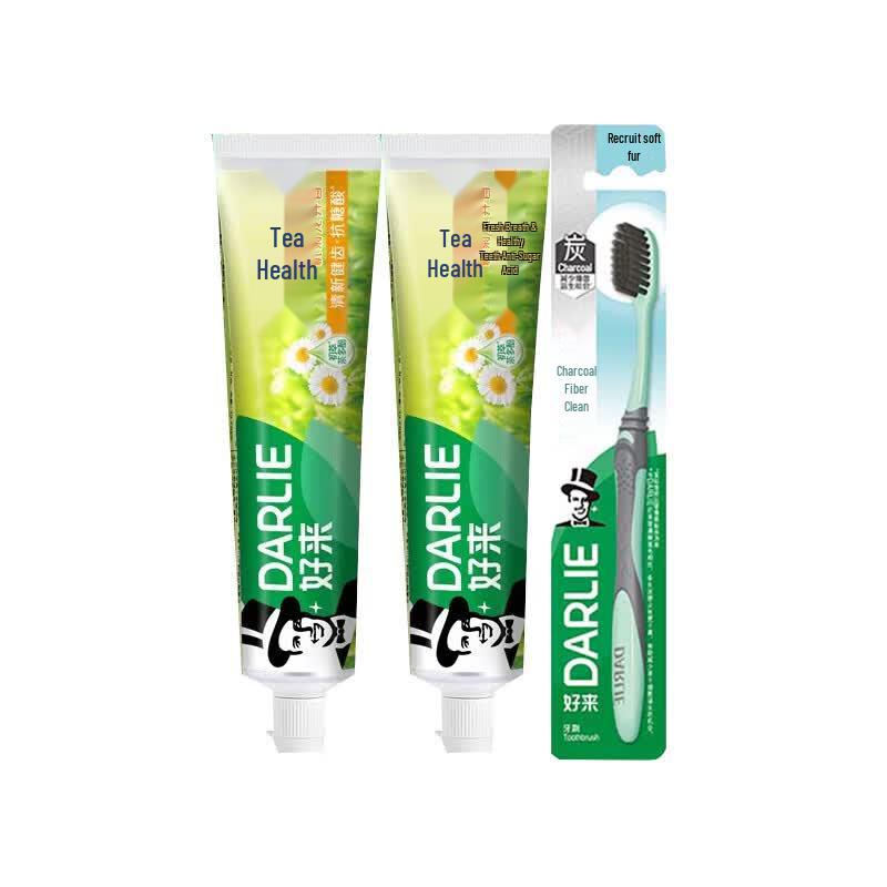 Darlie Tea Care Toothpaste & Toothbrush Set