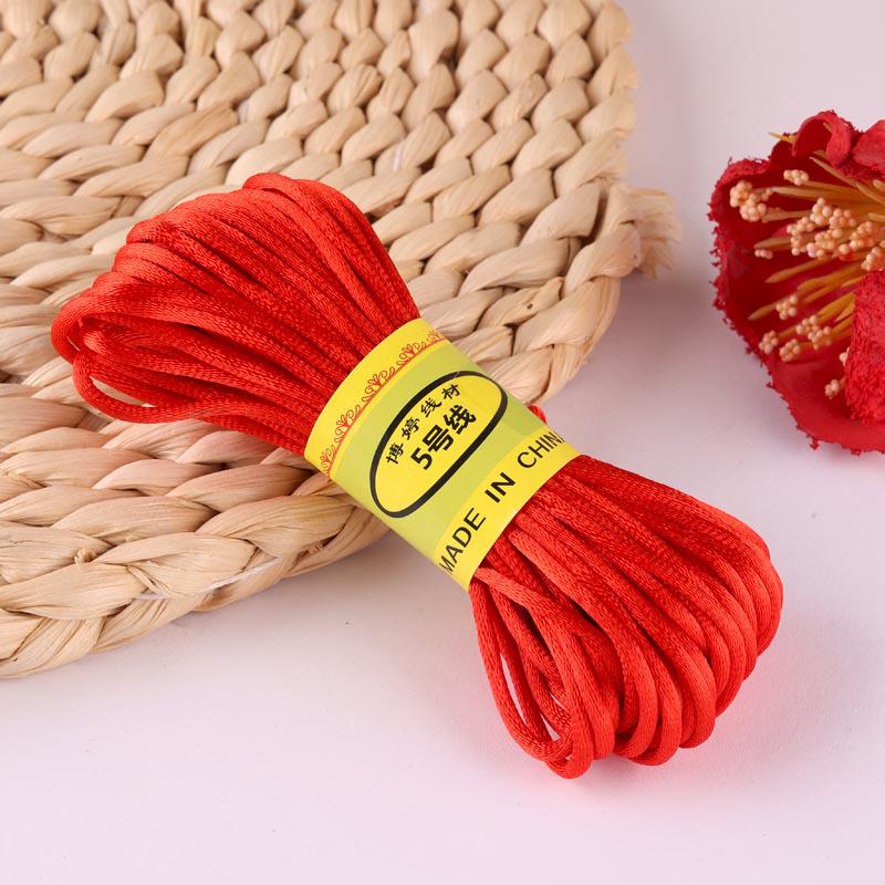 

Разноцветный шнур «китайский узел» для изготовления браслетов и ожерелий своими руками