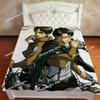 Аніме Манга Shingeki no Kyojin Attack on Titan FlatSheets Flat Постільна білизна для дітей Підліткове покривало Спальня Декор покривала