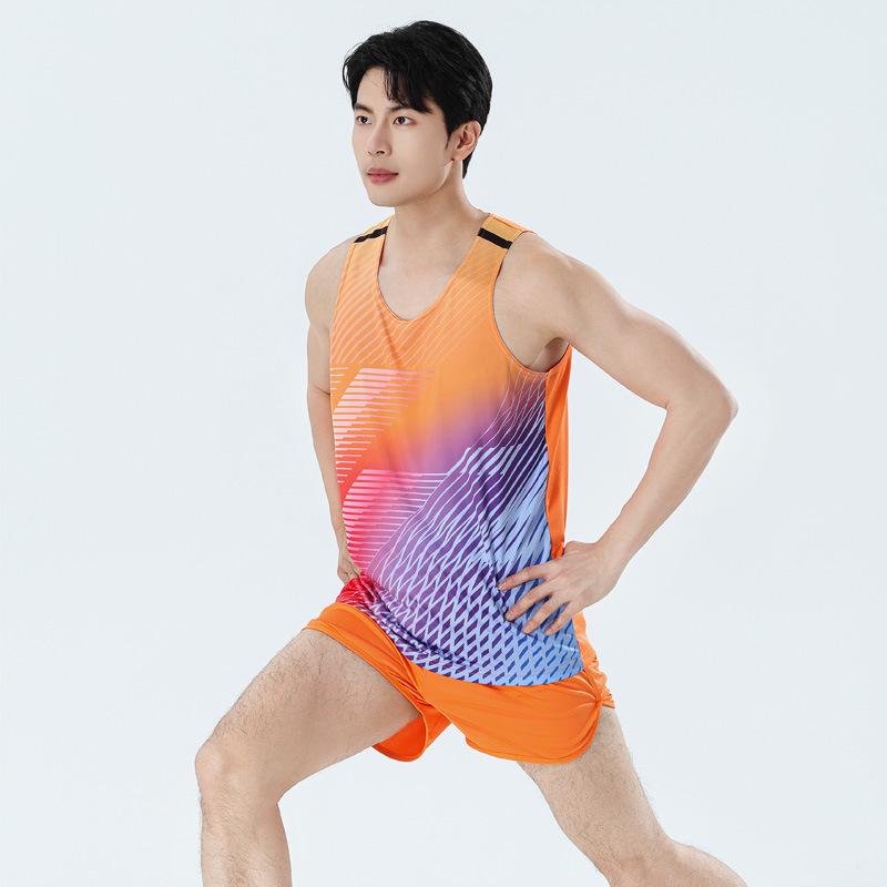 Men's Quick-Dry Track & Field Marathon Vest Set for Students & Athletes