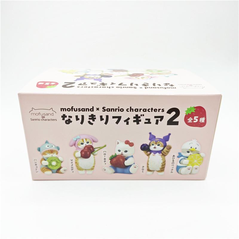 Adorable Sanrio Collaboration Catfruit Mystery Box Figurine Collectible Toy Model