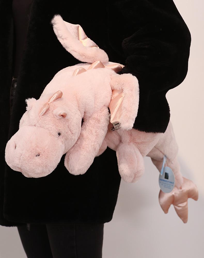 Large Plush Flying Dragon Dinosaur Pillow Doll - Soft & Huggable