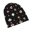 Seamless Geometric Square Colorful Pattern Adult Fashion Beanie That Transitions Effortlessly from Morning Commutes To Evening Walks While Maintaining