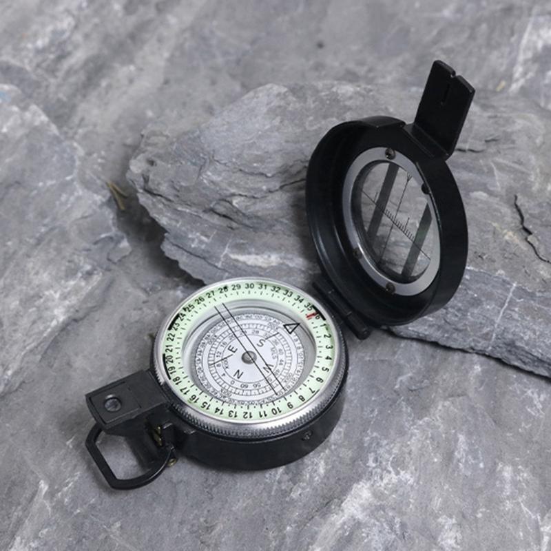 Vintage Compasses Navigation High Accuracy Compasses Flip Cover Pocket Watch Compasses for Outdoor Activities Easy Use