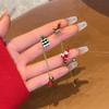 New Fashion Moving Santa Claus Tassel Earrings For Women Snowflake Christmas Tree Long Chain Asymmetric Earring New Year Jewelry
