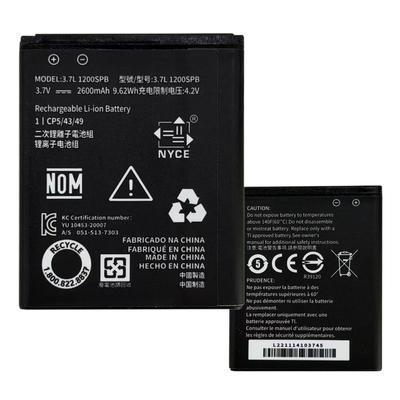 (1 Piece) HIGHAKKU Compatible 3.7L 1200SPB 2600mAh Battery for Texas Instruments Battery TI-Nspire CX and CX CAS & Instruments TI-84 Plus CE Calculato