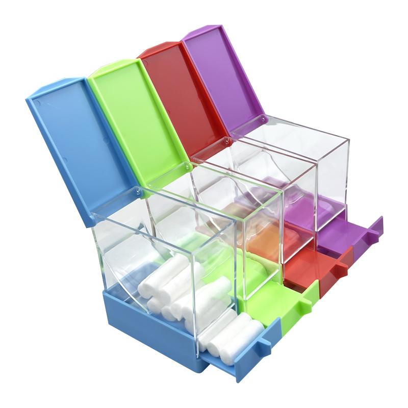 1Pcs Dental Cotton Roll Dispenser Holder Drawer Type Dentist Orthodontic Cotton Rolls Storage Box Case Container Dentistry Tools