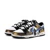 Nike Dunk Slip Resistant Abrasion Resistant Low top Skateboard Shoes Unisex Black Gold DD1391-100(Team186-)