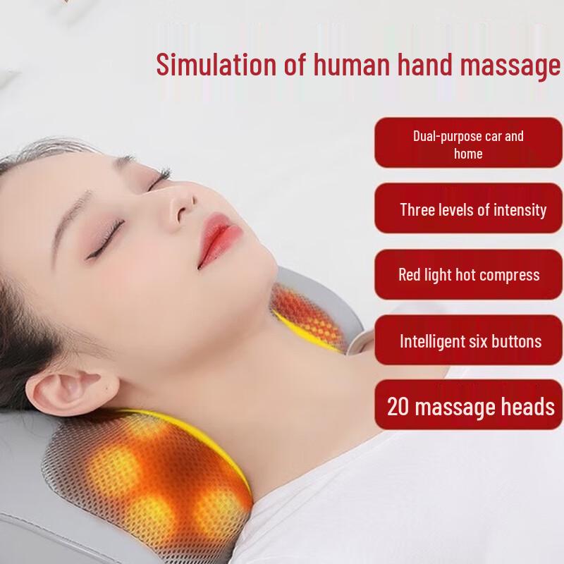 WEZHO Multi-Function Kneading Massage Pillow