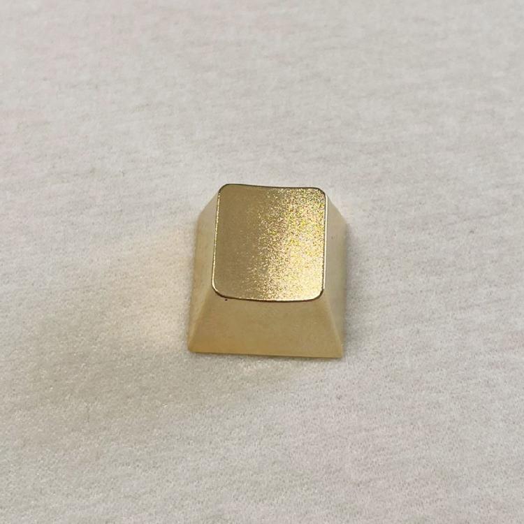 Gold Zinc Alloy Keycap for Personalizing Mechanical Keyboards For Game Player Present