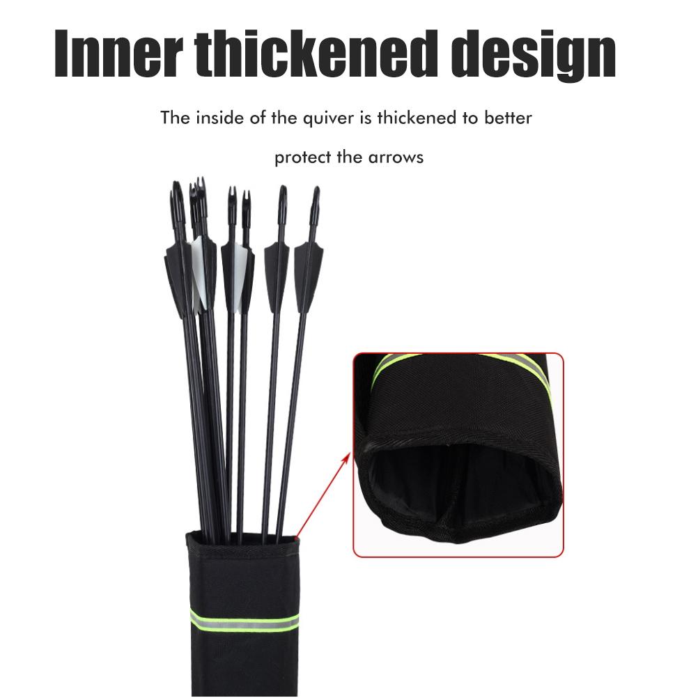 Archery Arrow Quiver Large Capacity Protective Arrow Holder for Outdoor Shooting Aiming Practice