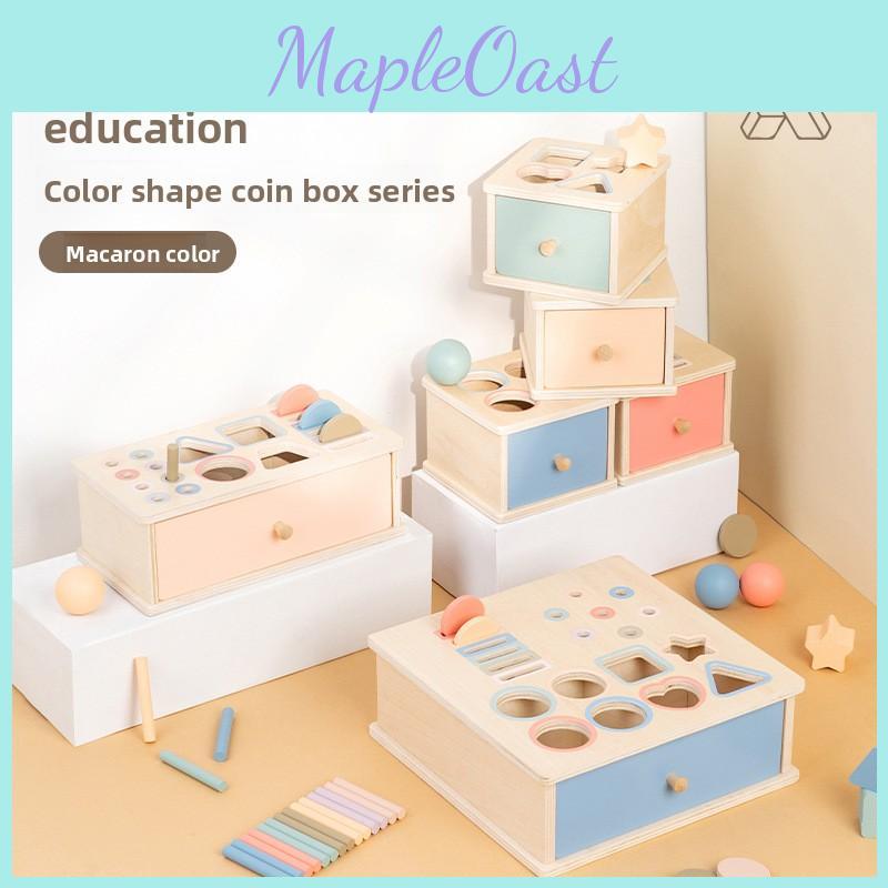 Sorting Box Wooden Educational Toy For Baby Color Shape Recognition