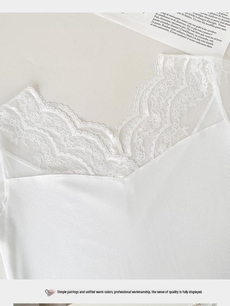 Spring/Summer Women's Short Sleeve Ruffle Lace Pajamas