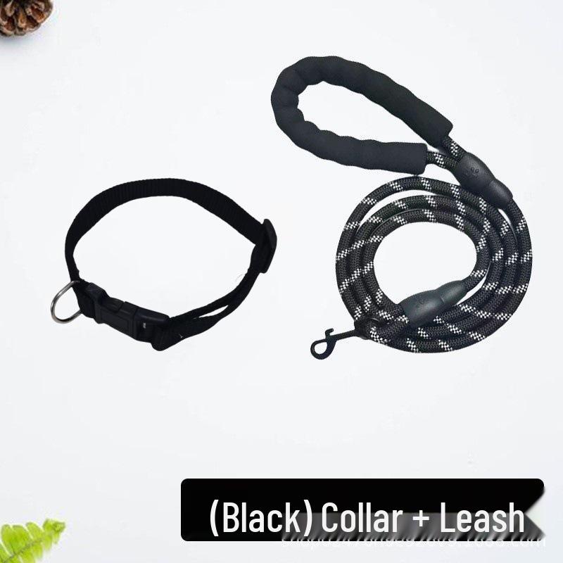 Reflective Adjustable Harness and Leash for Medium to Large Dogs - Outdoor Pet Supplies