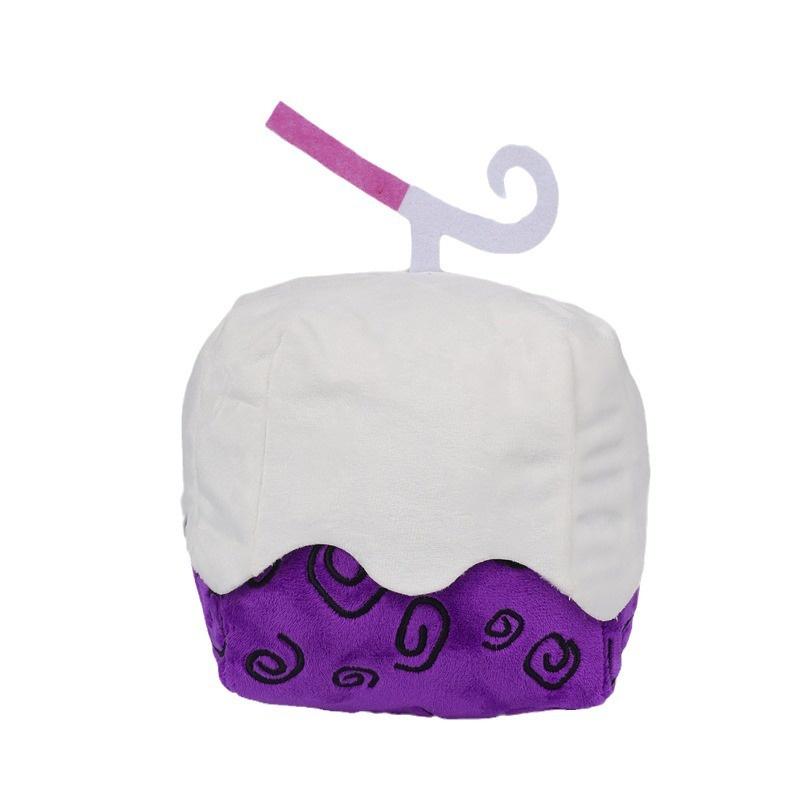 Newest Blox Fruits Game Peripheral Stuffed Plush Toys Fruit Leopard Print Box Plush Toy Purple Box Dolls Christmas Gift for Children