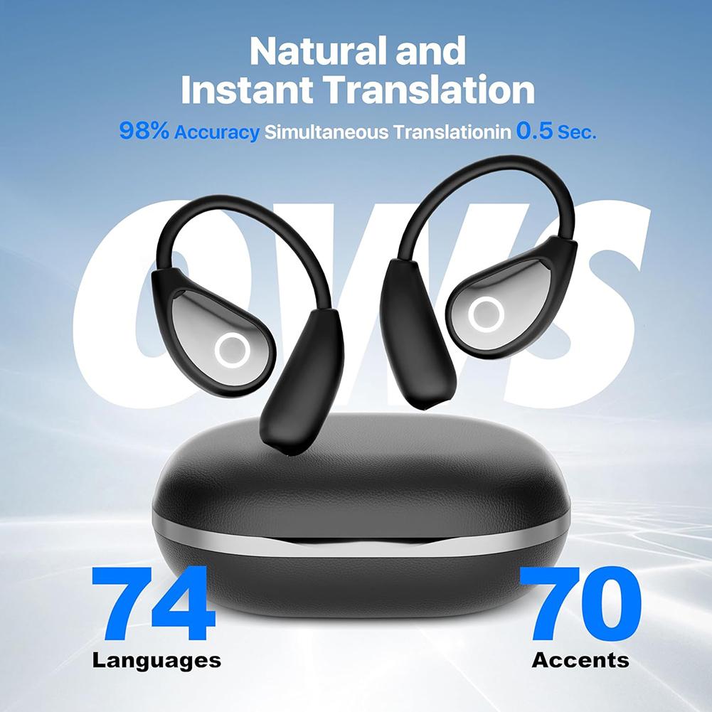 M95 Intelligent Translation Earbuds 144 Languages Real-time Translators Headphones Smart Voice AI Translator For Travel Business