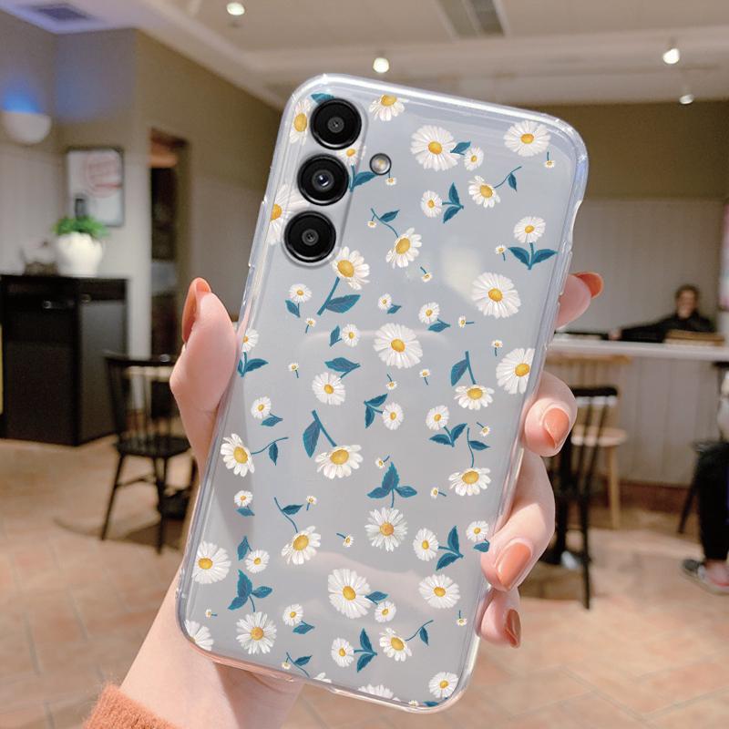 For Samsung A15 5G Case 6.5 Inch Face Cover Soft Silicone Clear TPU Phone Case For Samsung Galaxy A56 A16 A26 A36 Fundas Bumper