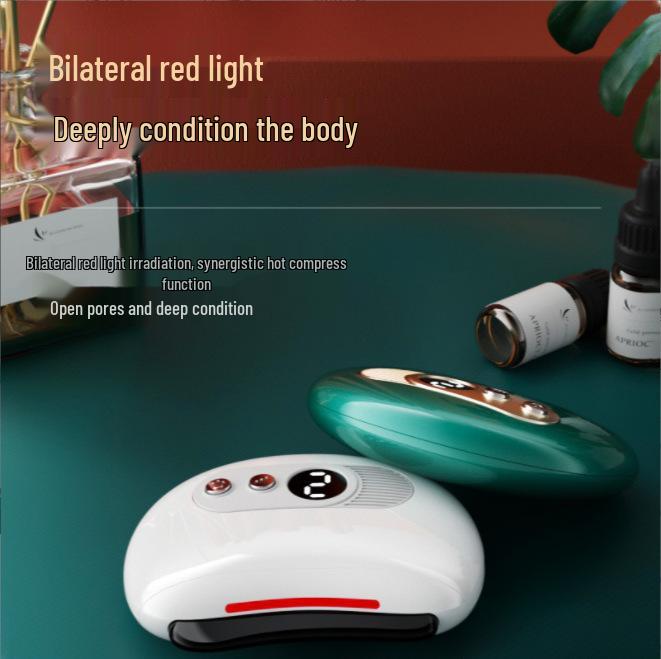 Electric Gua Sha Facial Massager with Meridian Point Scraper
