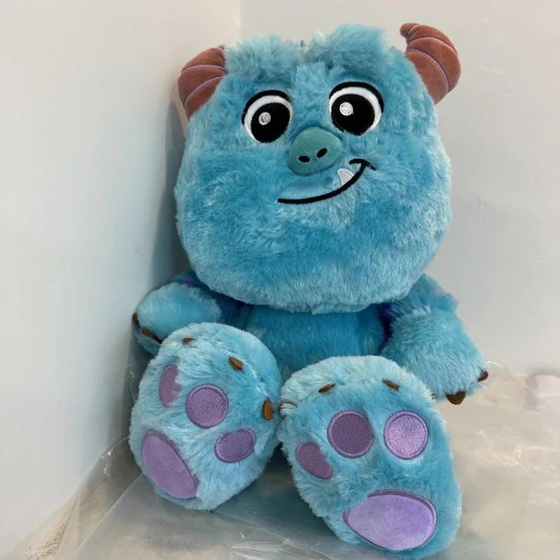 Disney Kawaii Monster Blue Fury Plush Toy Cartoon Cute Crooked Mouth Blue Fury Plush Toy Giving Girlfriend Birthday Gift 23cm