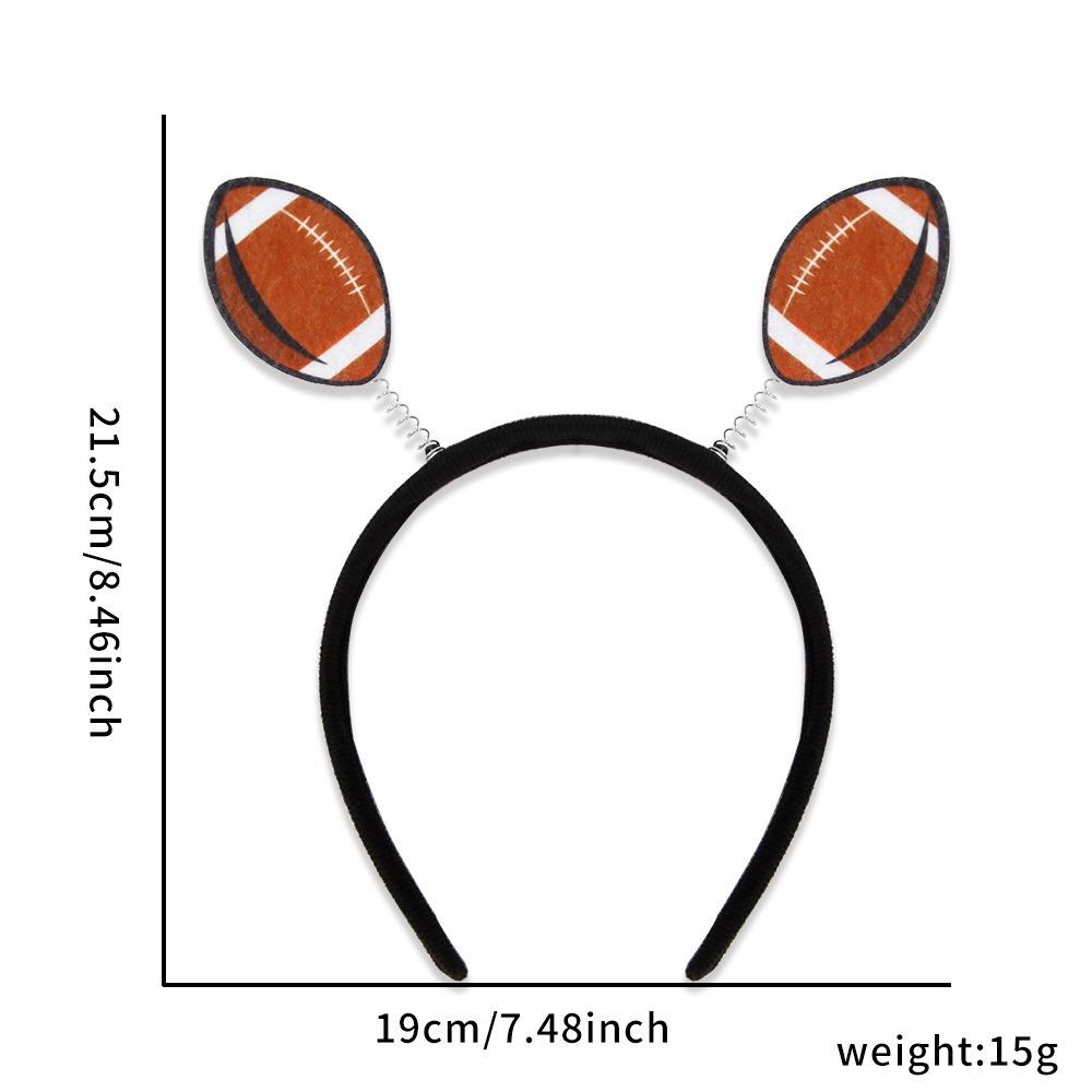 Super Bowl Football Decorative Headbands Fans Cheering Supporting Props American Party Dress Up One Size