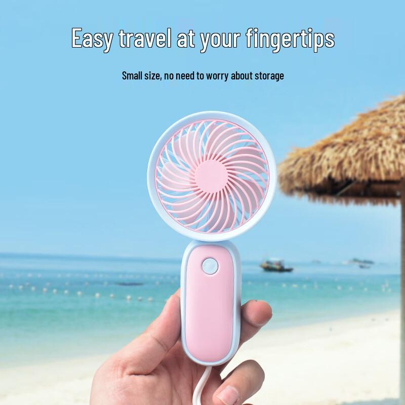 Mini Portable USB Rechargeable Lanyard Fan