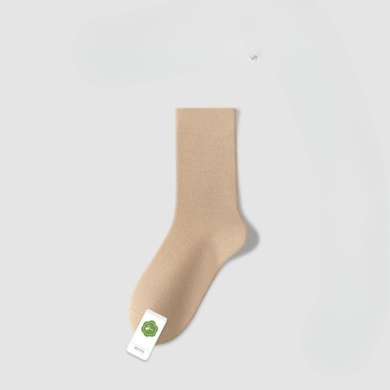 Pure Cotton Women's Sweat-absorbing Women's Socks, Postpartum Socks, White Pile Socks, Summer Thin Women's Socks