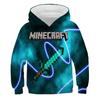 2025 Nové Minecraft Pop Mikiny Dětské T Mikina Kawaii Zombie Kreslené Chlapecké a Dívčí Topy Oblečení 4 5 6 7 8 9-14 Let