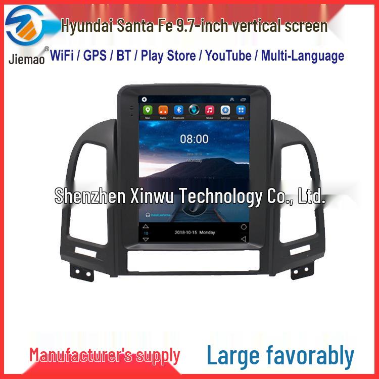 

Система навигации Android для Hyundai Santa Fe с вертикальным экраном и WIFI 9.7 inch