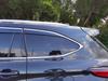 22 Highlander Crown Land Cruiser Car Window Rain Deflector Set, 6-Piece Stainless Steel Trim