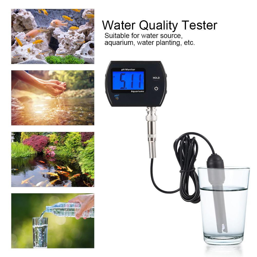0.00-14.00 pH Meter Tester Online Water Quality Tester Testing Instrument Tool