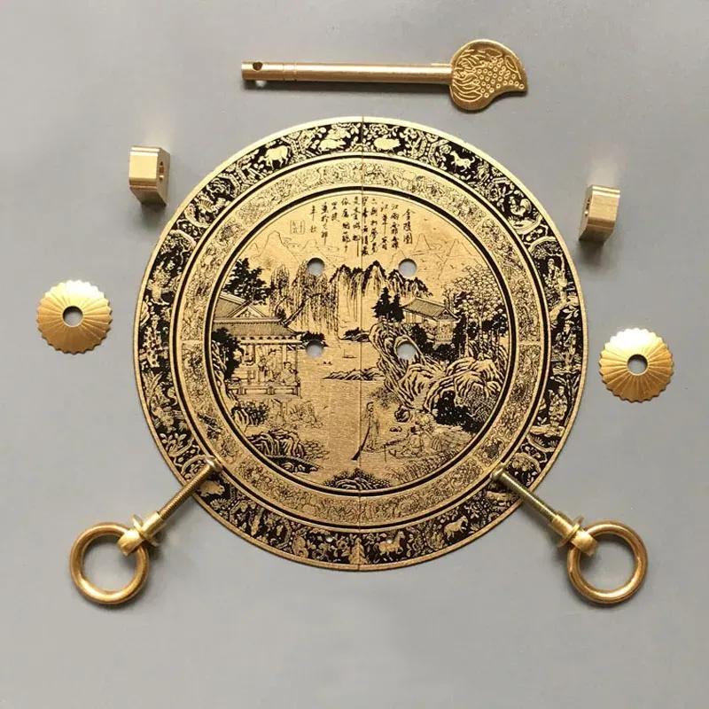 Chinese Antique Furniture Copper Fittings 140/180/240mm Cabinet Handle Shoe Bookcase Wardrobe Door Handle Retro Furniture