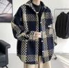 Chic Men's Plaid Jacket: Rogue Design, Winter Lapel, Casual American Style